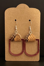 Load image into Gallery viewer, Handmade Faux Leather Earring
